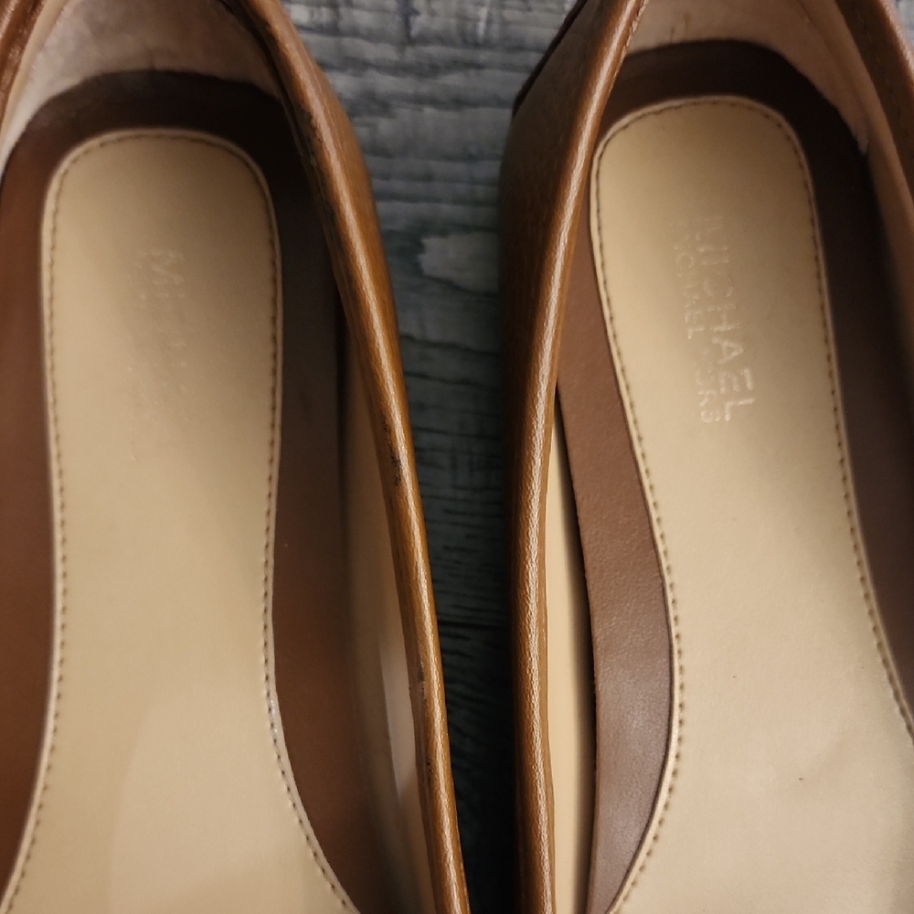 Michael Kors Brown Fulton‎ Flats- Leather Size 6.5 - Picture 3 of 9